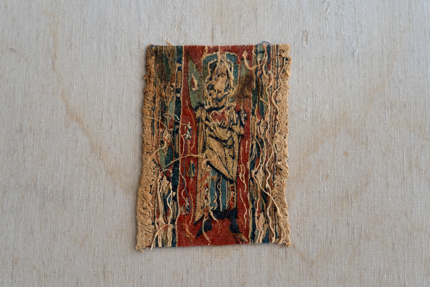 Coptic Textiles with Angel Design