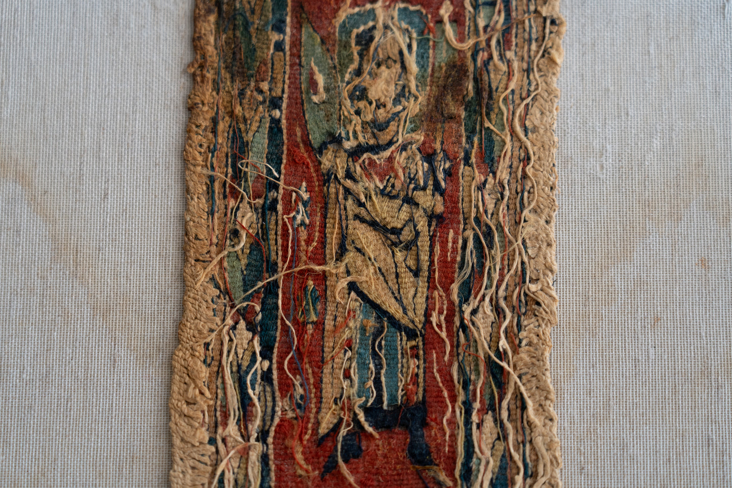 Coptic Textiles with Angel Design