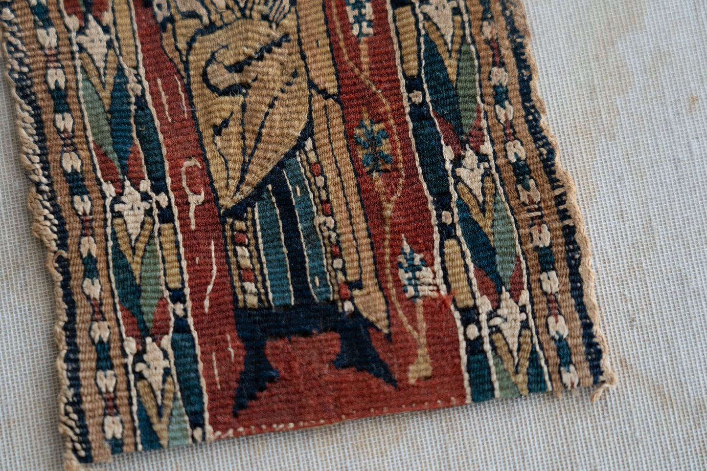 Coptic Textiles with Angel Design