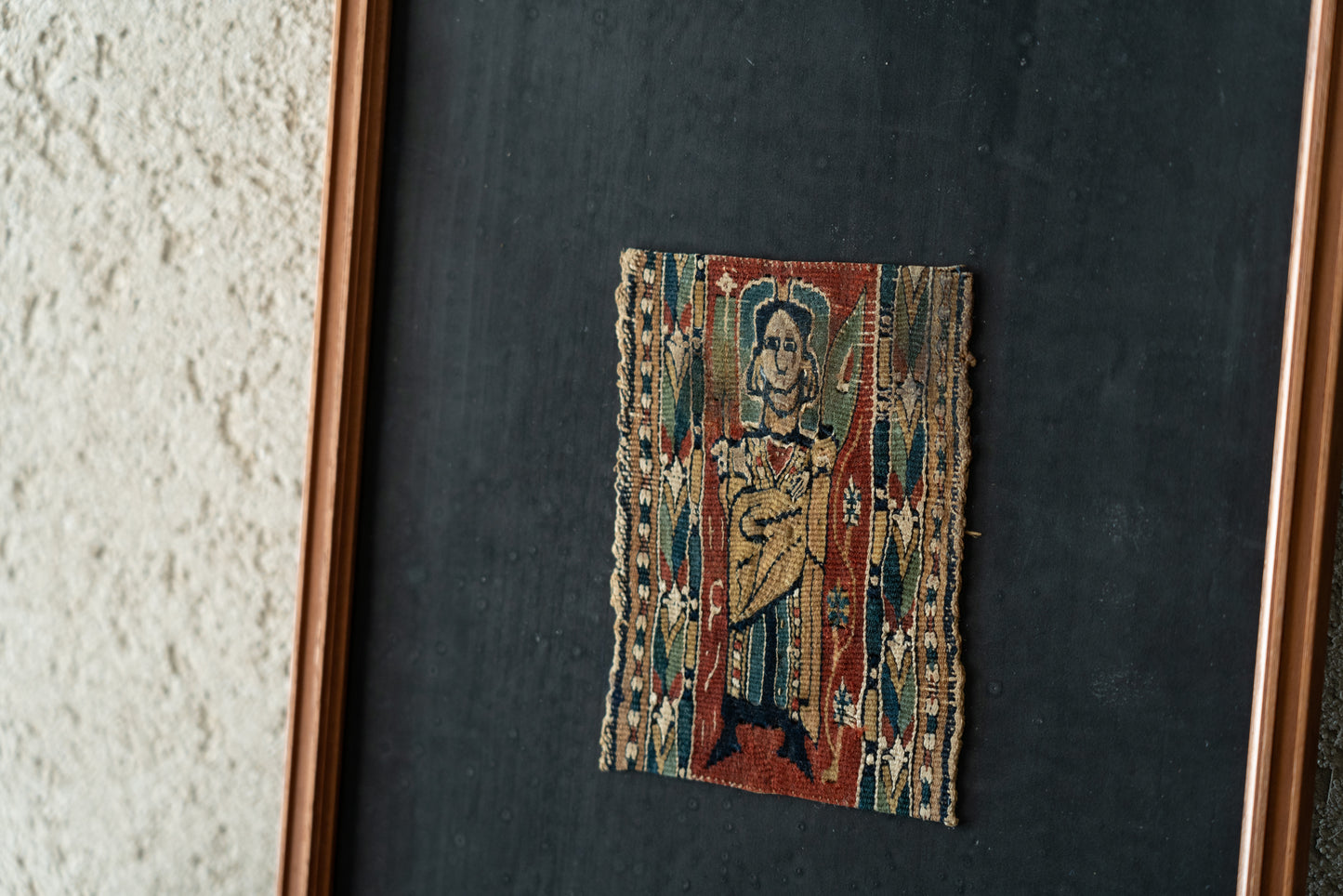 Coptic Textiles with Angel Design