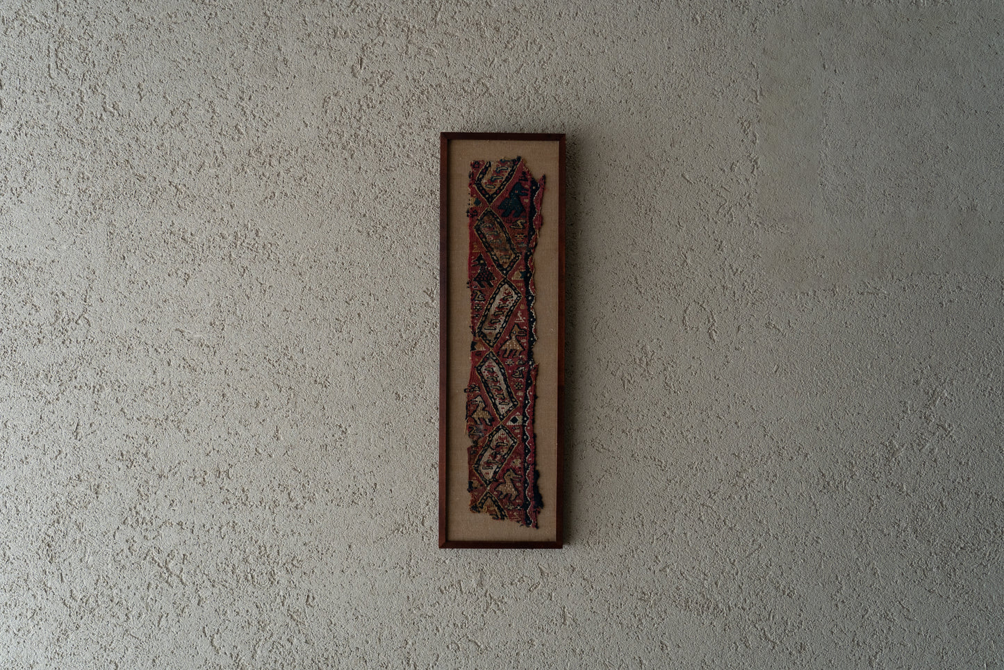 Coptic textile with Birds and Geometricde