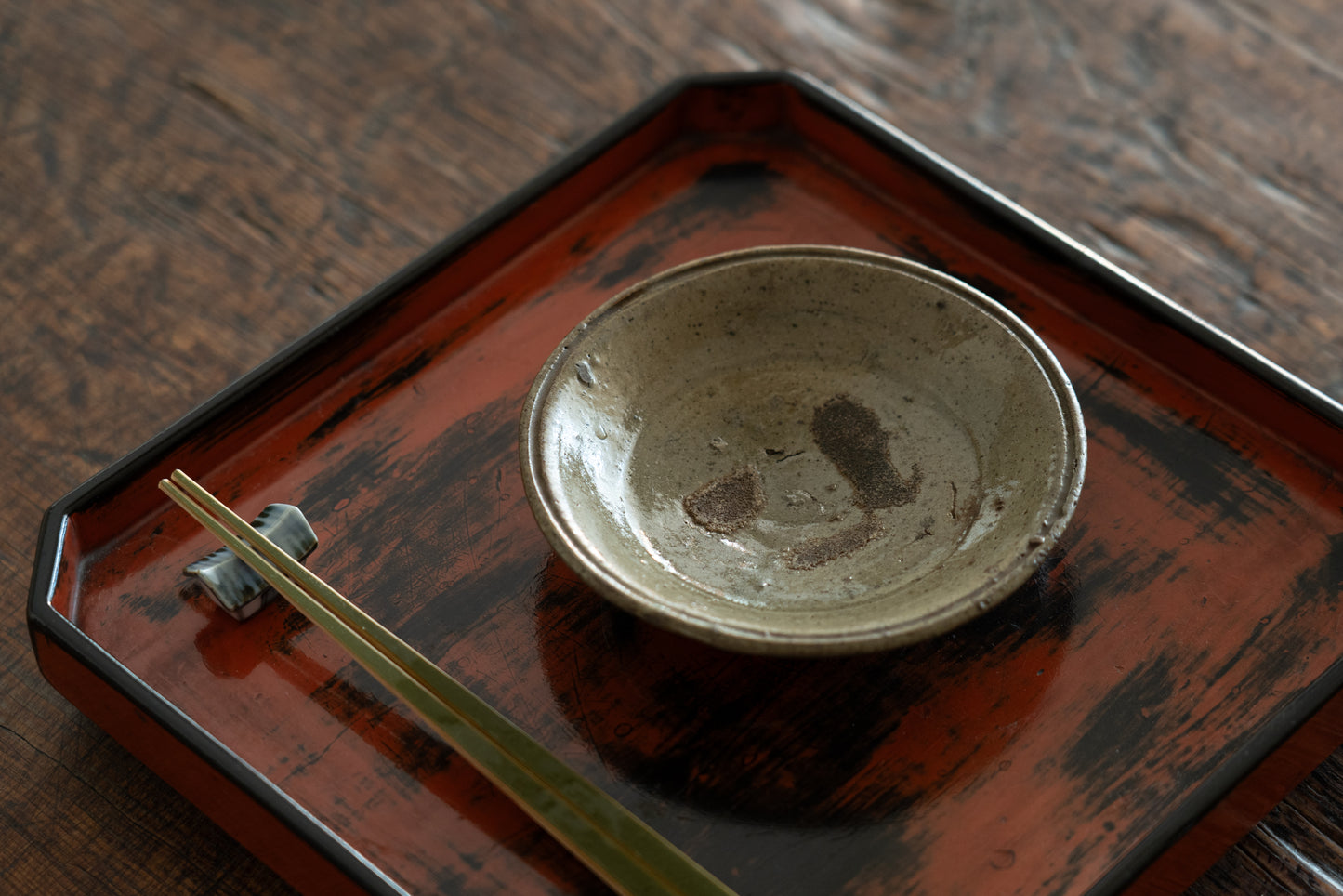 A set of five plates, karatsu ware