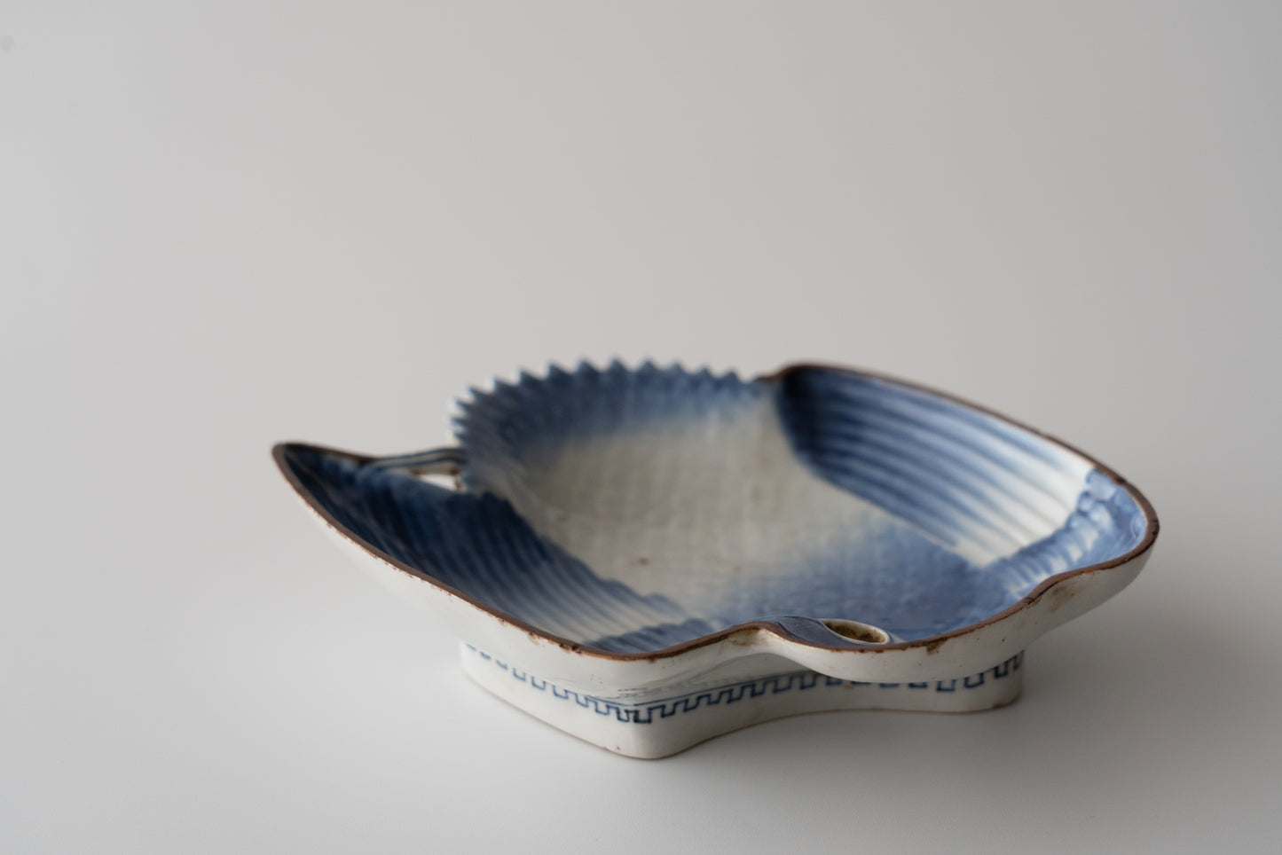 A set of 5 crane-shaped mukozuke dishes, Imari ware, Ai-Kutani type