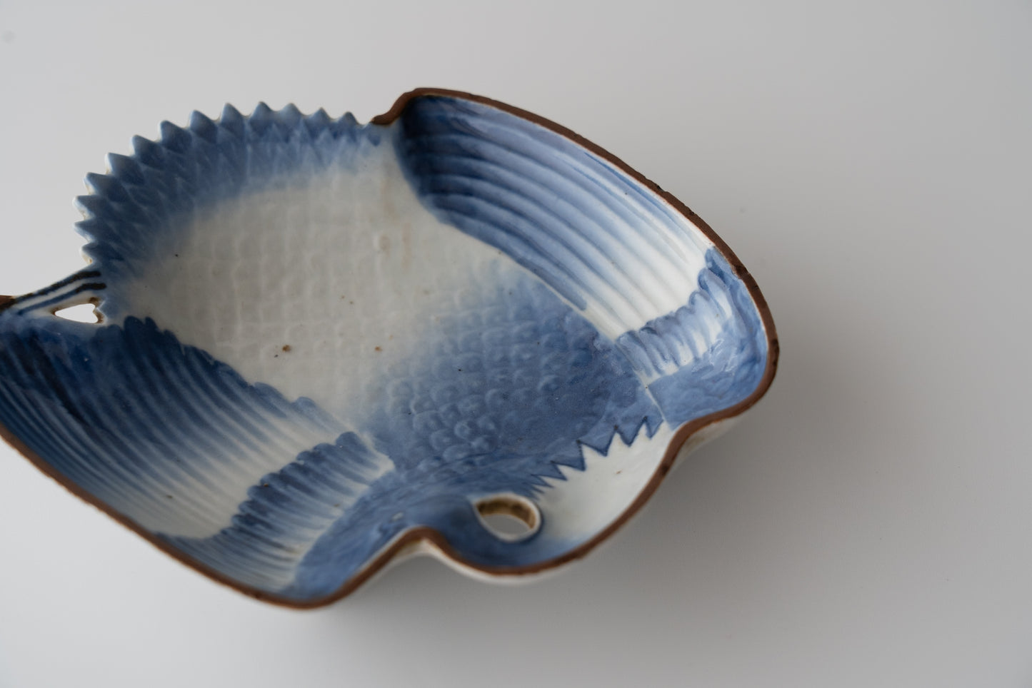 A set of 5 crane-shaped mukozuke dishes, Imari ware, Ai-Kutani type