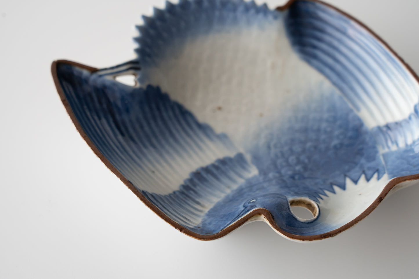 A set of 5 crane-shaped mukozuke dishes, Imari ware, Ai-Kutani type