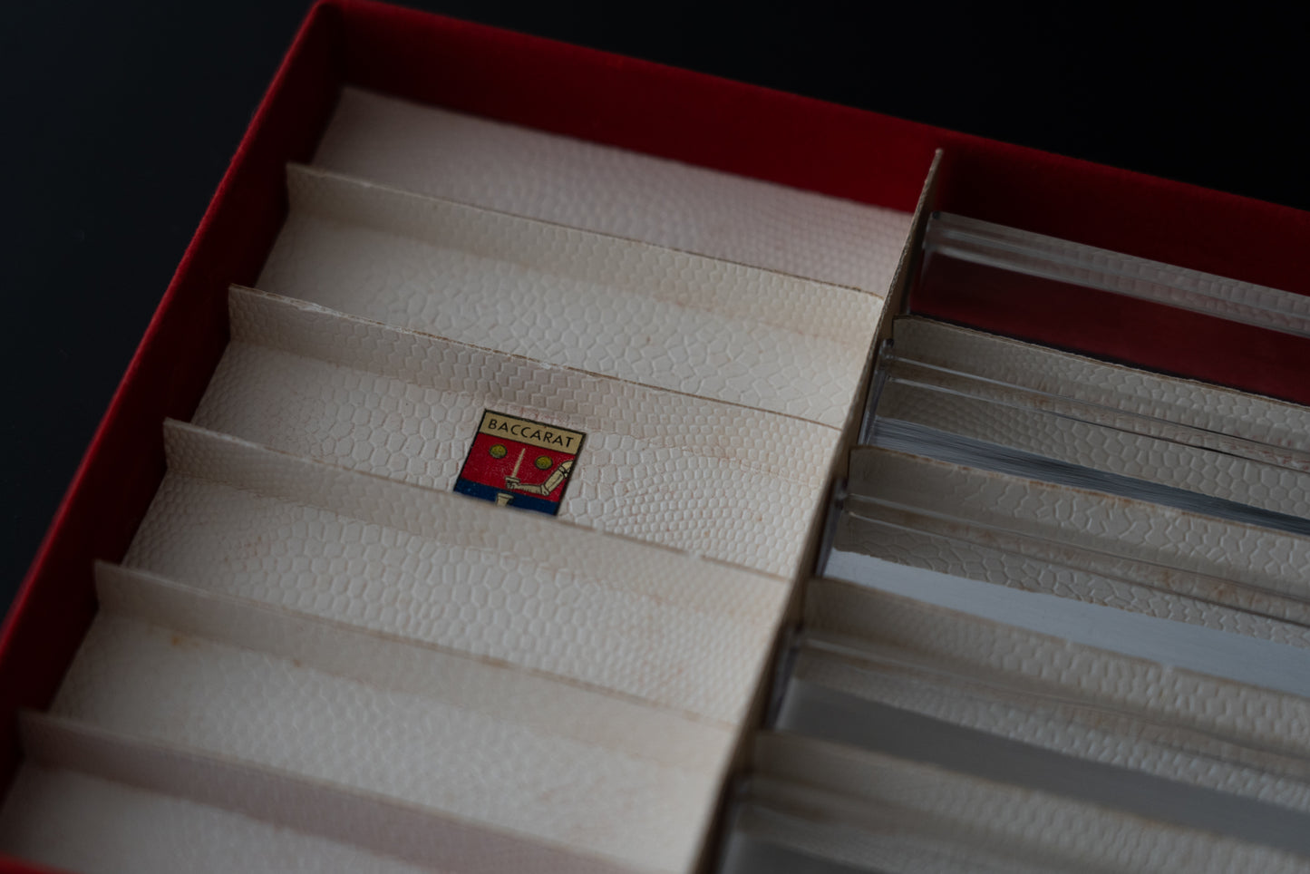 Baccarat Crystal Chopstick Rests, Set of 12