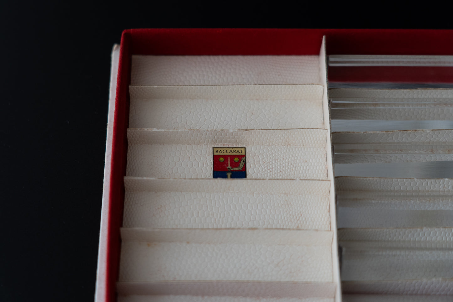 Baccarat Crystal Chopstick Rests, Set of 12