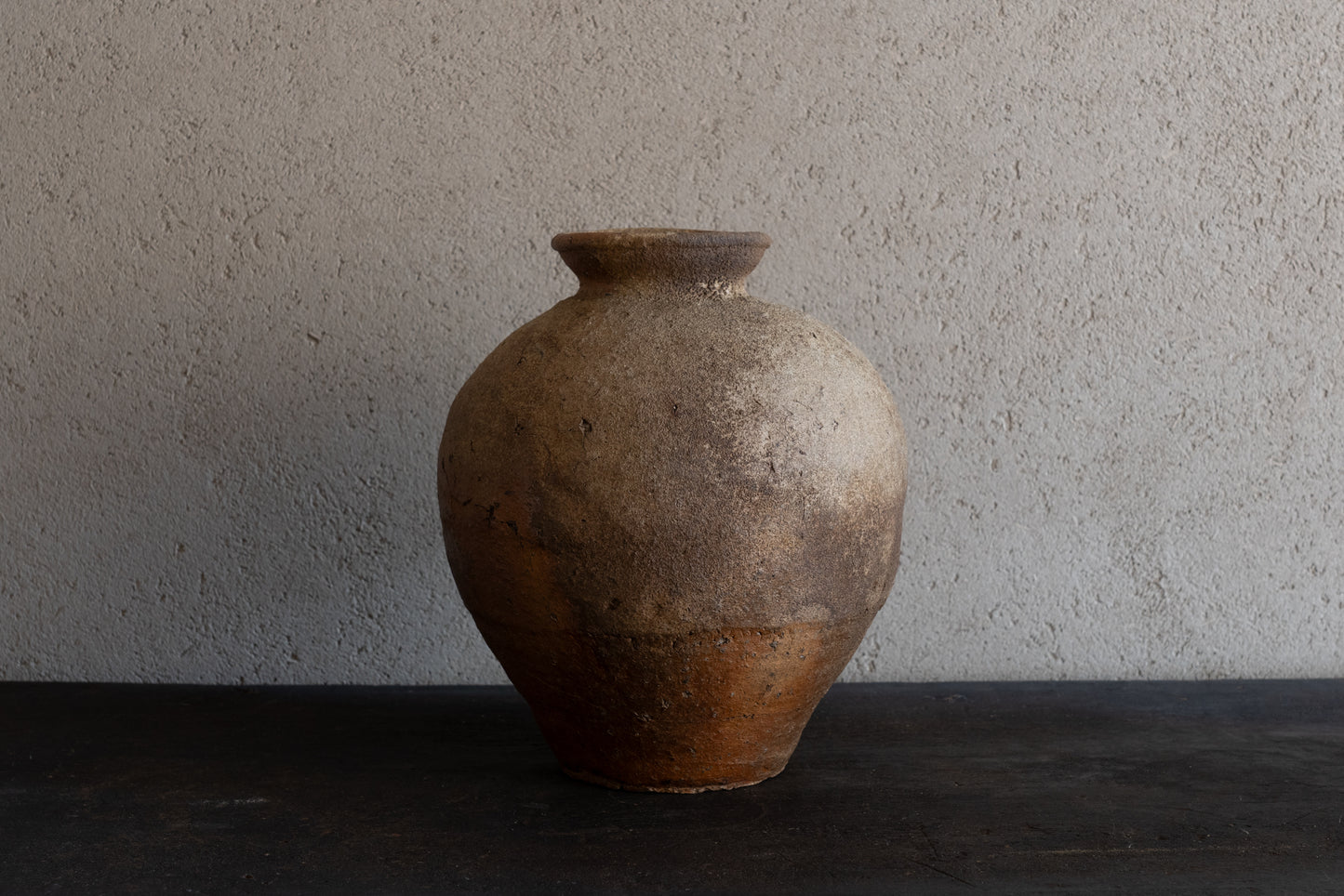 Old Shigaraki earthen ware jar