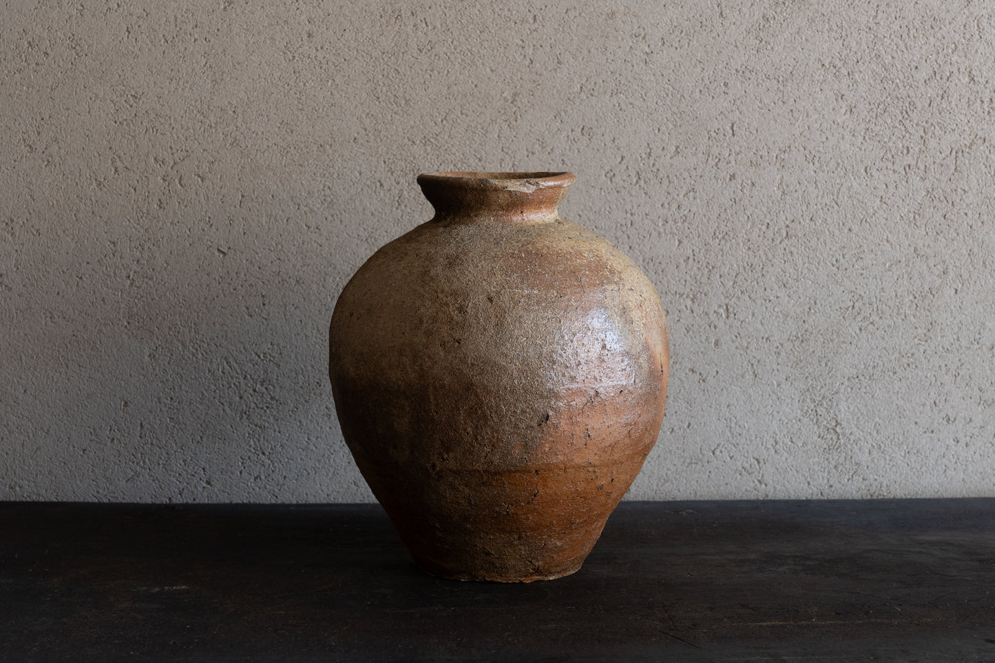 Old Shigaraki earthen ware jar