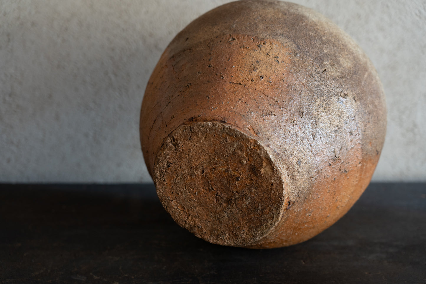 Old Shigaraki earthen ware jar