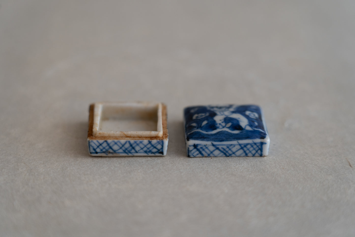 Old Imari incense burner and container