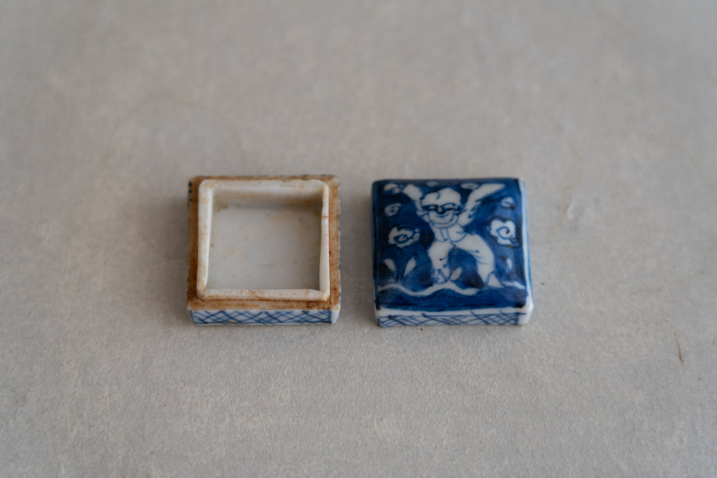 Old Imari incense burner and container