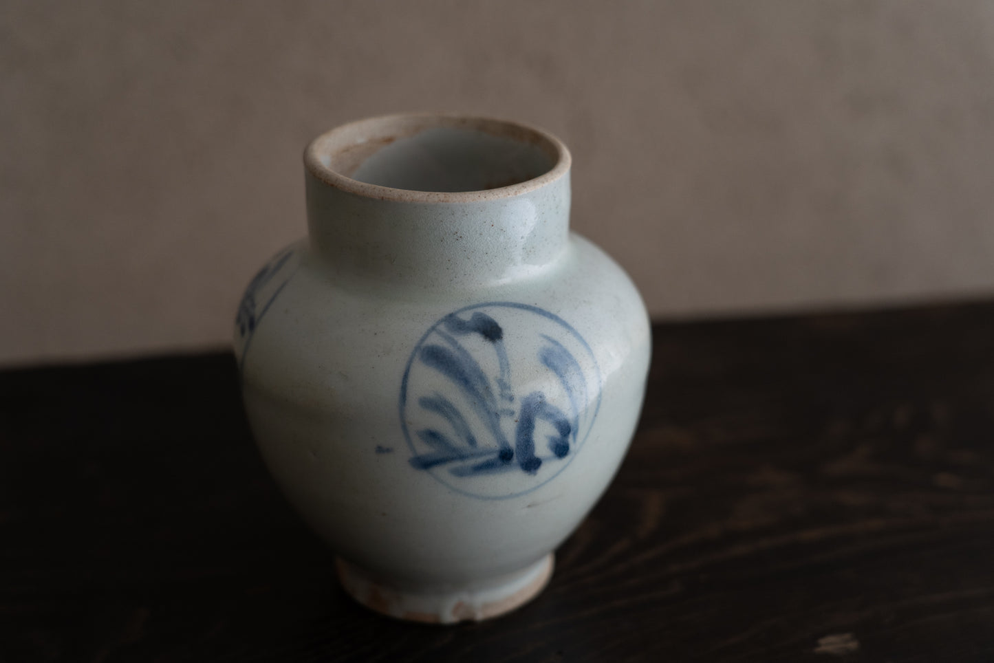 Early Imari jar with floral motif