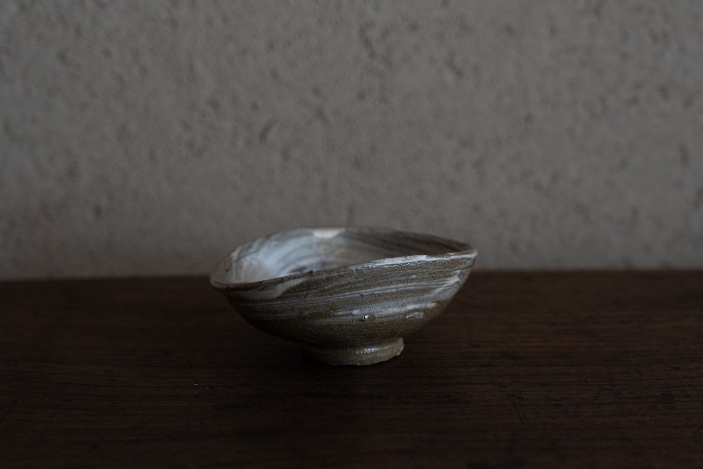 Sake Cup with Brushed design, Buncheong ware