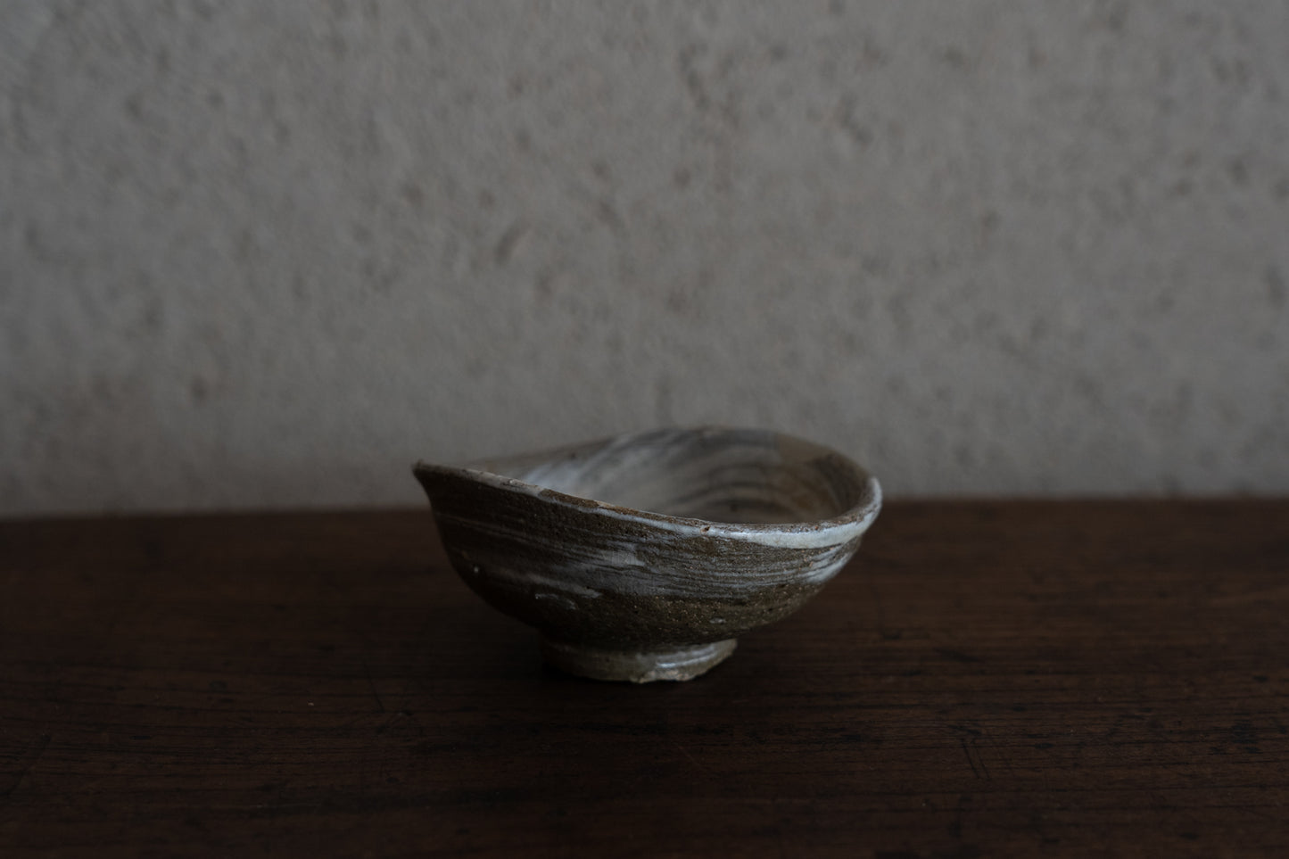 Sake Cup with Brushed design, Buncheong ware
