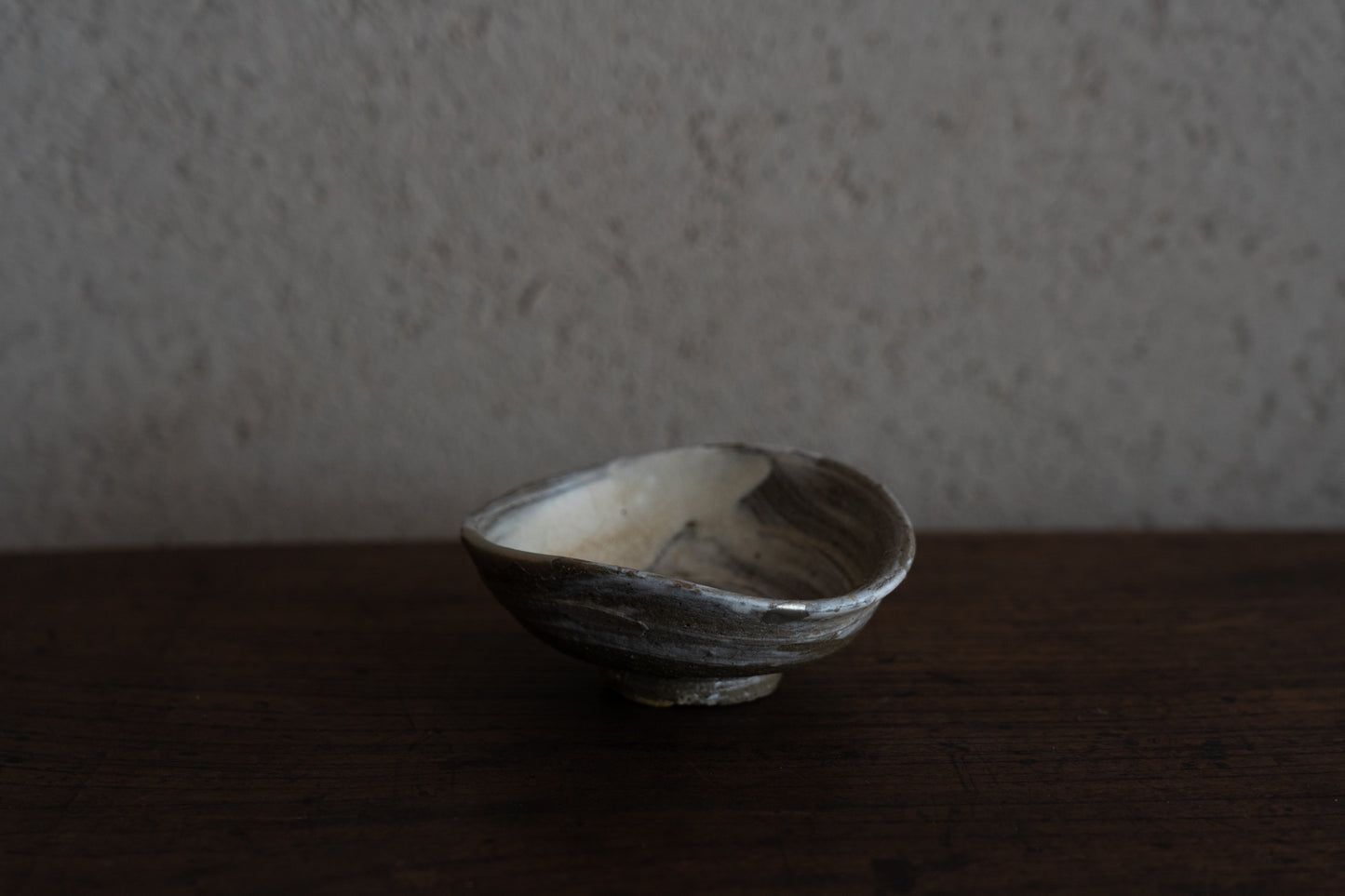 Sake Cup with Brushed design, Buncheong ware
