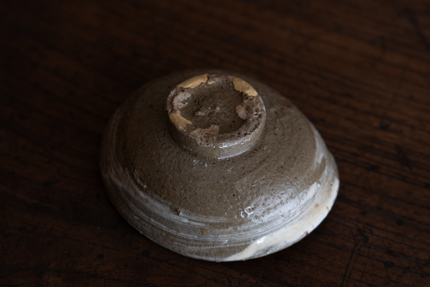 Sake Cup with Brushed design, Buncheong ware