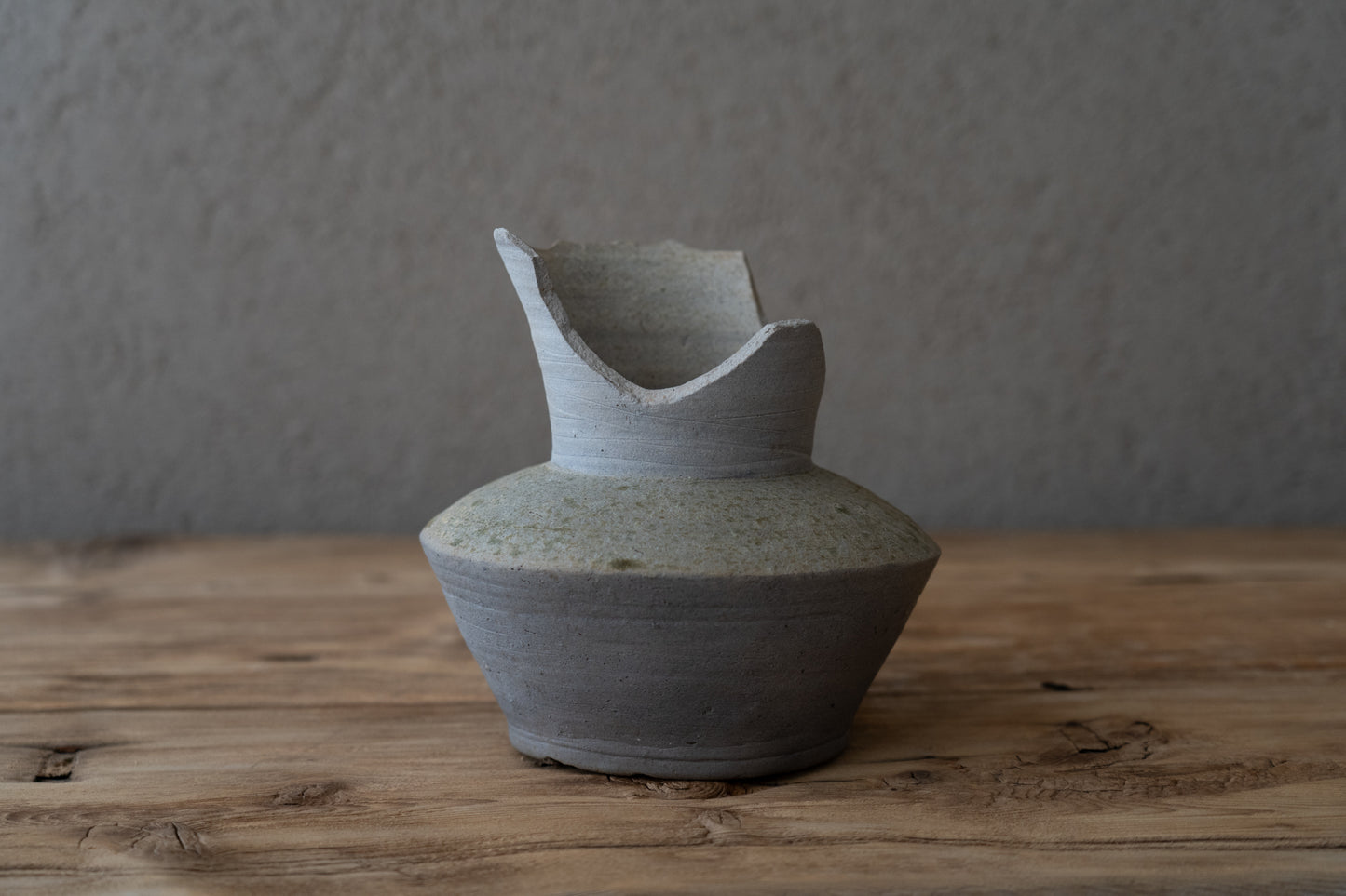 Sanage ash-glazed vase