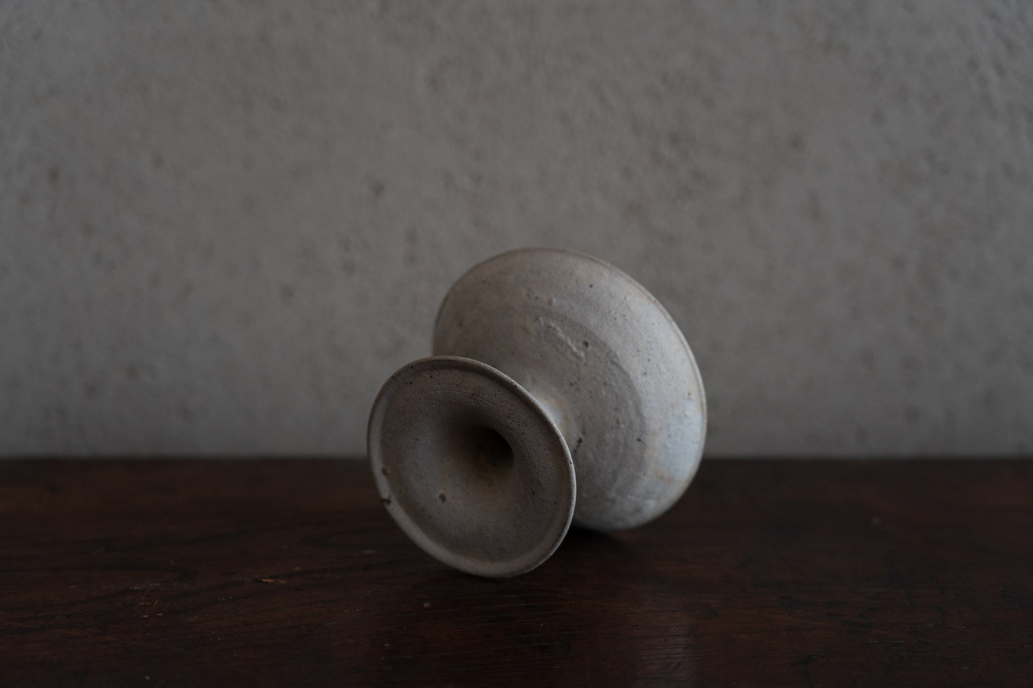 Sanage ash-glazed high footed cup