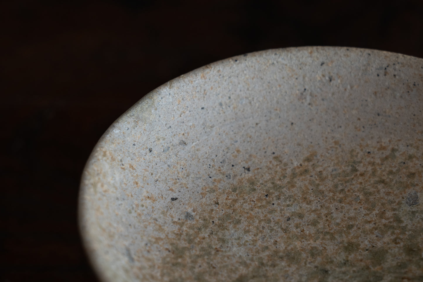 Sanage ash-glazed high footed cup