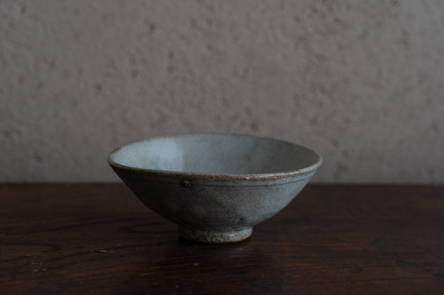 Namako ash glazed flat tea bowl, Huining ware