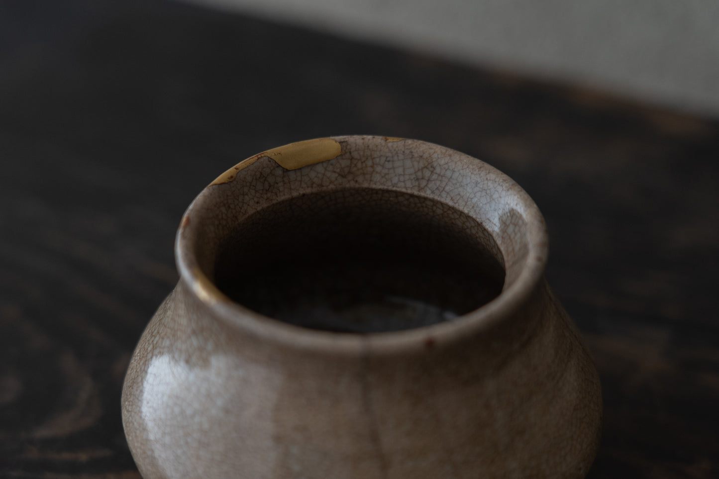 Joseon Dynasty Ido-glazed sake cup