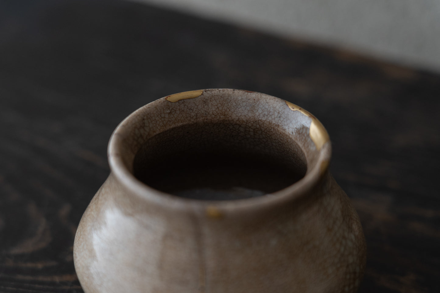 Joseon Dynasty Ido-glazed sake cup