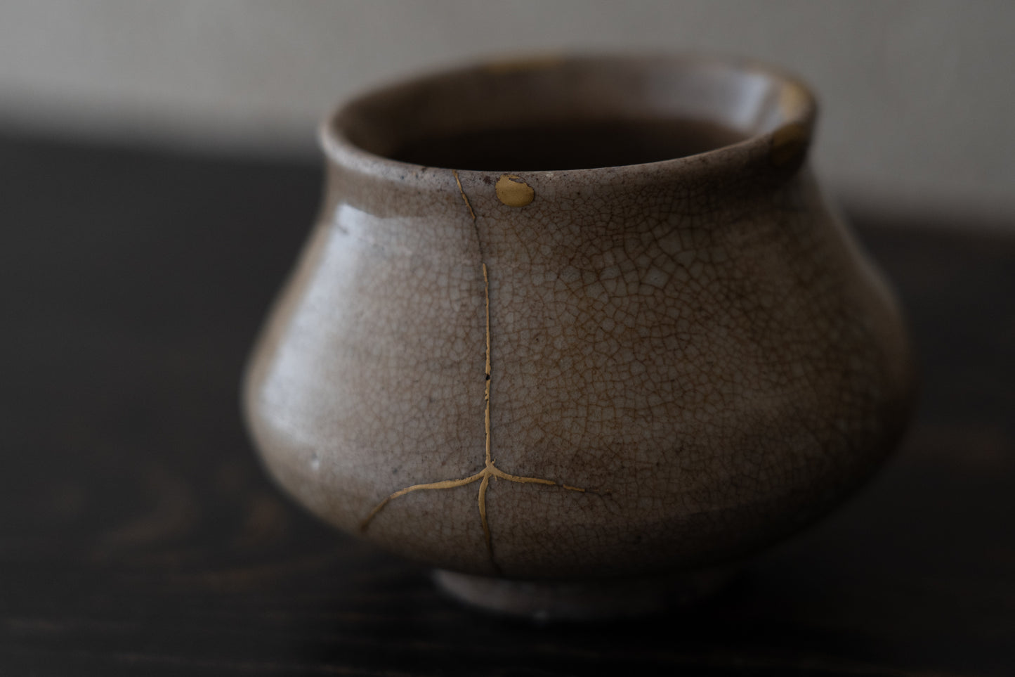 Joseon Dynasty Ido-glazed sake cup
