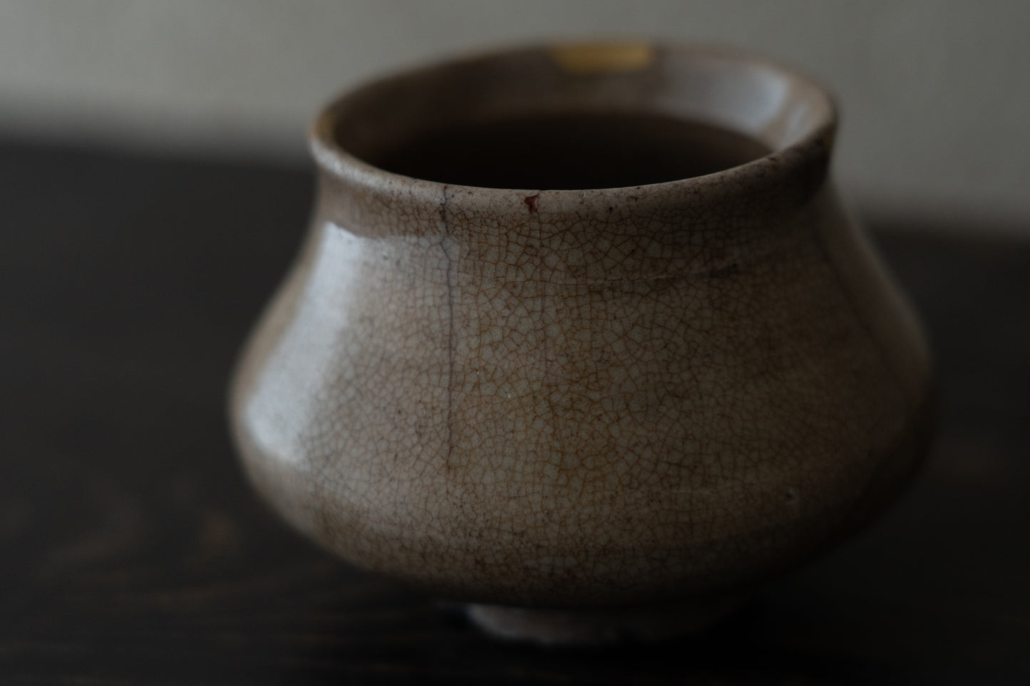 Joseon Dynasty Ido-glazed sake cup