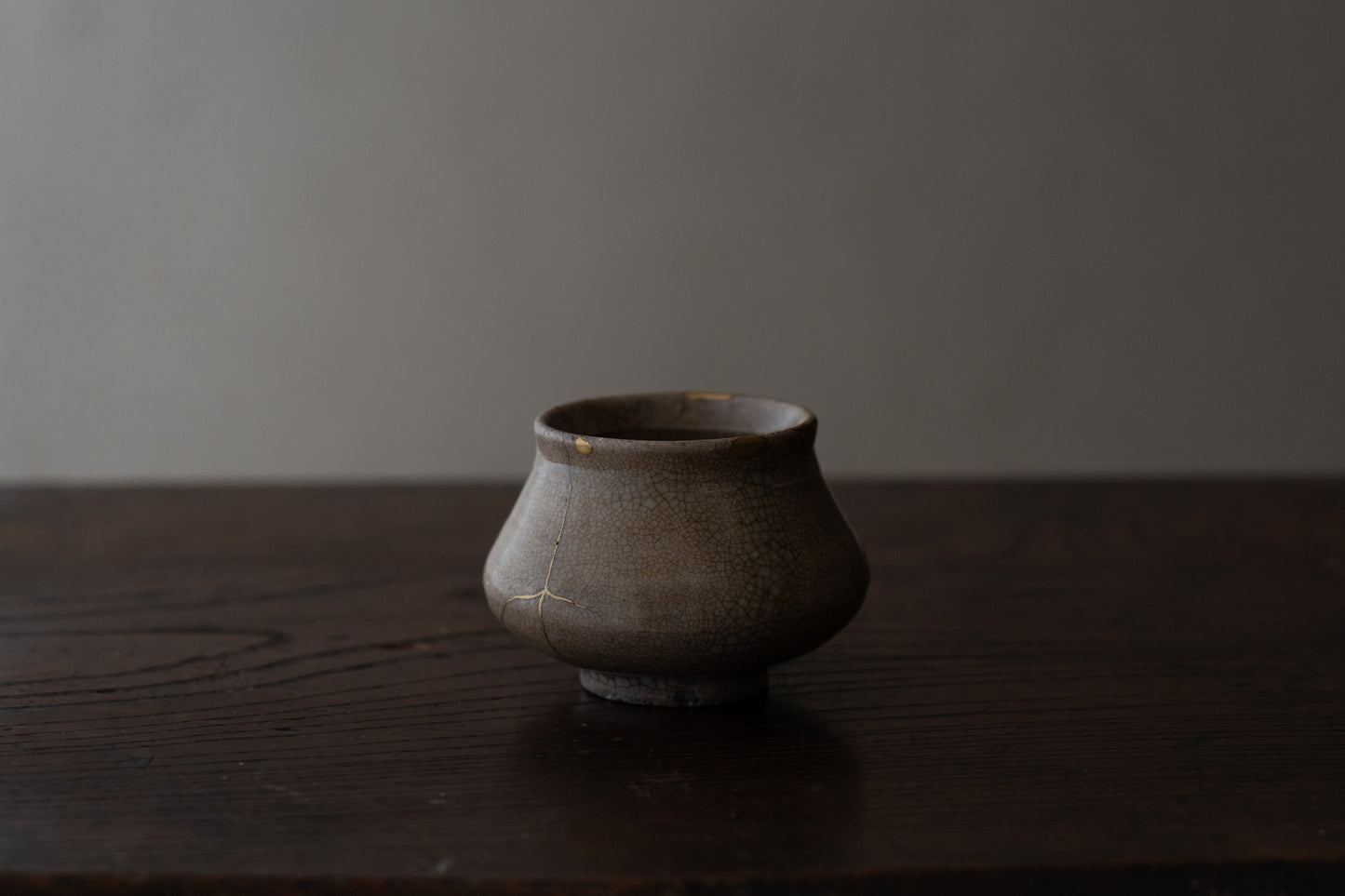 Joseon Dynasty Ido-glazed sake cup