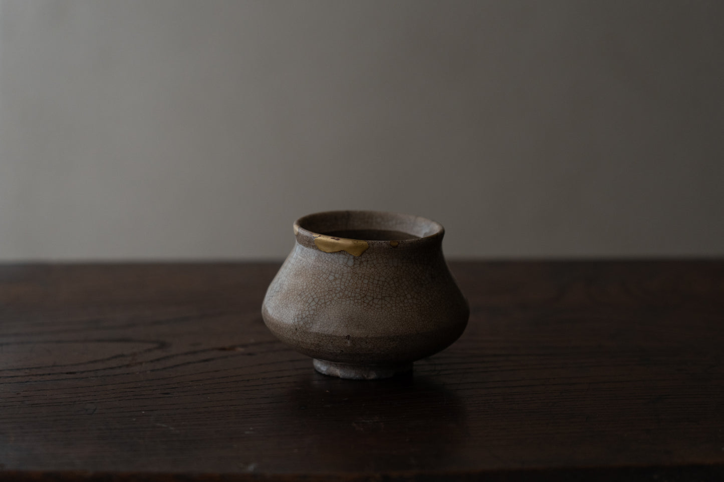 Joseon Dynasty Ido-glazed sake cup