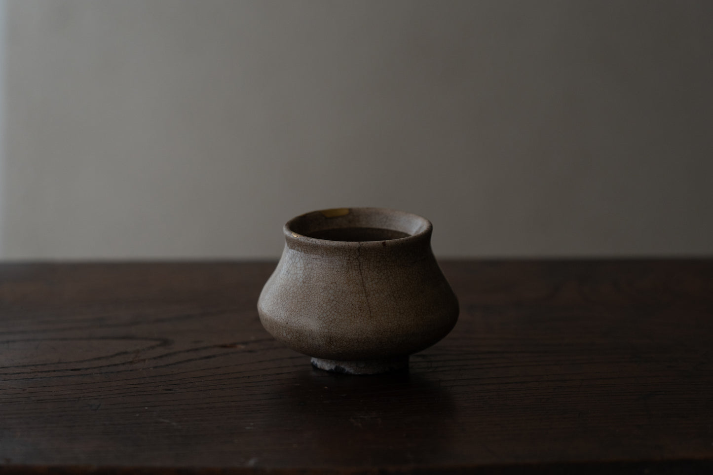 Joseon Dynasty Ido-glazed sake cup