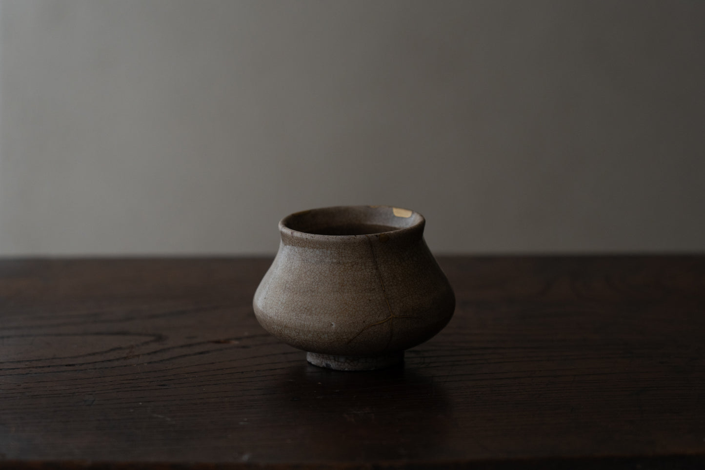 Joseon Dynasty Ido-glazed sake cup