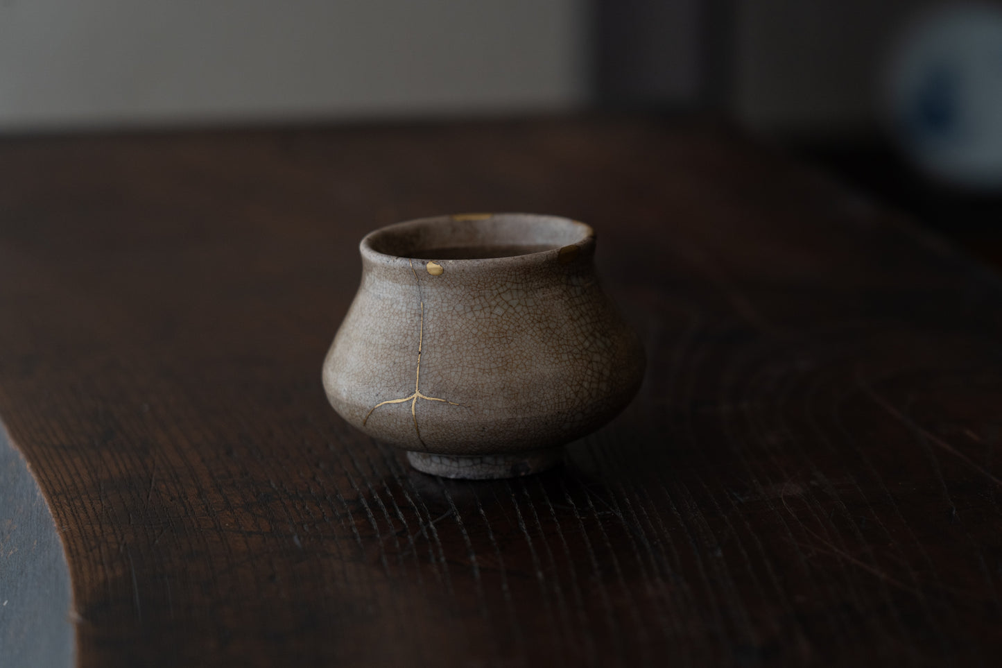 Joseon Dynasty Ido-glazed sake cup