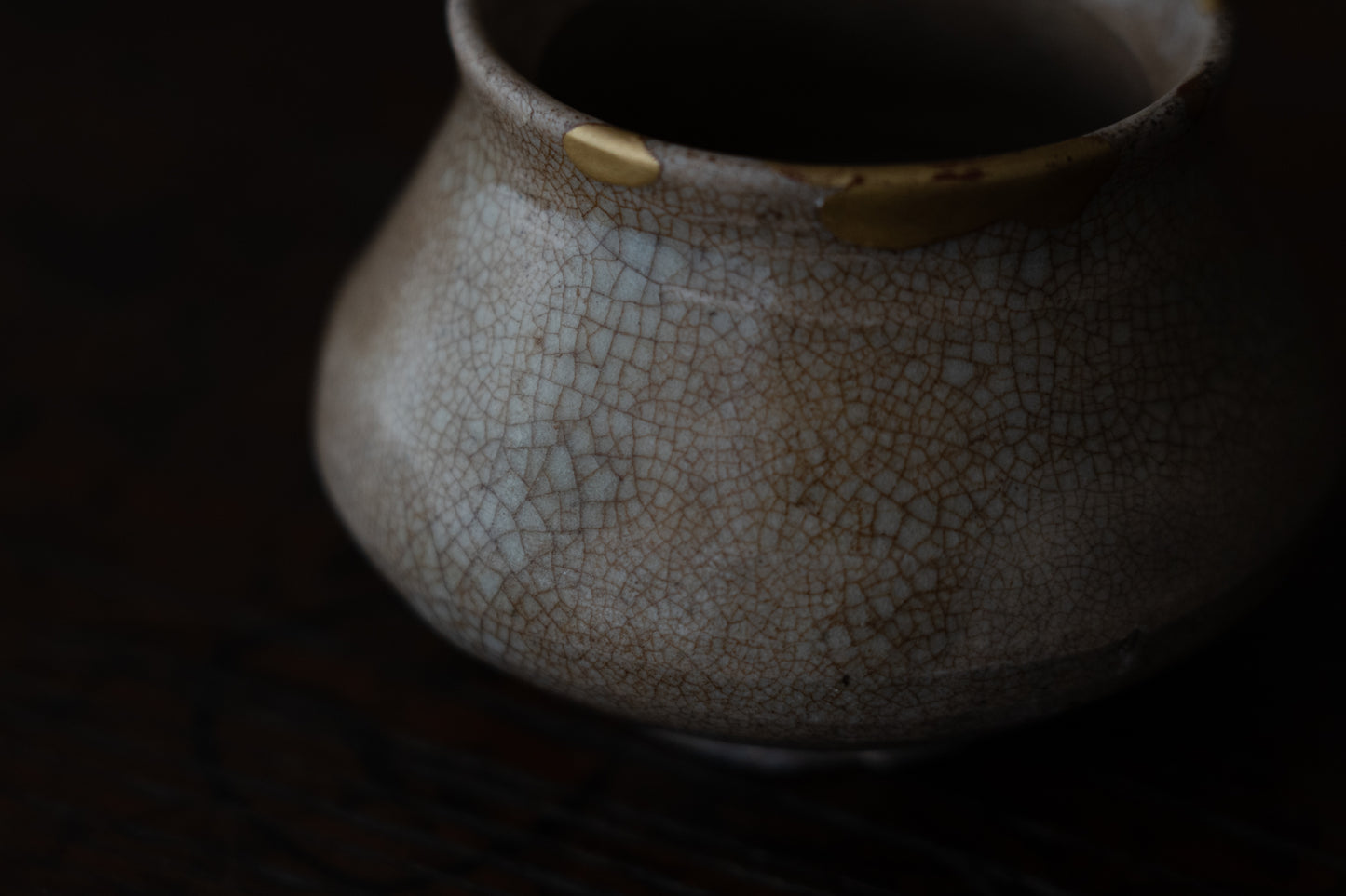 Joseon Dynasty Ido-glazed sake cup