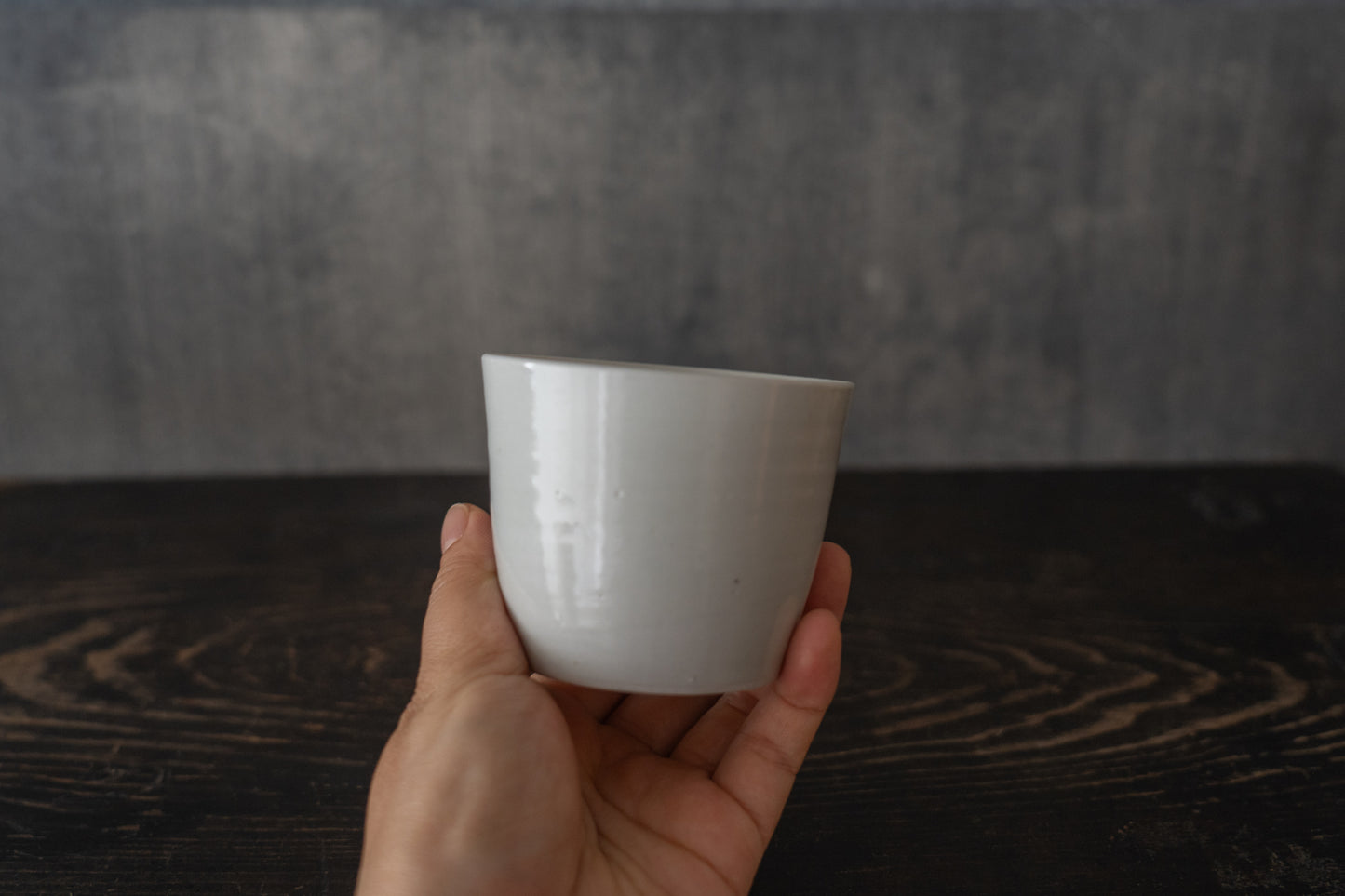 Old-Imari white porcelain sake cup