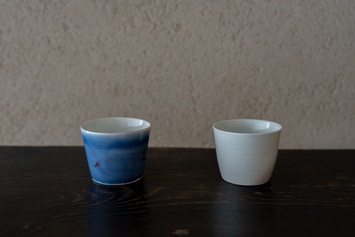 Old-Imari white porcelain sake cup