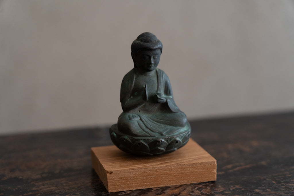 Gilt-bronze Statue of the Medicine Buddha (Originally  hanging Buddha)