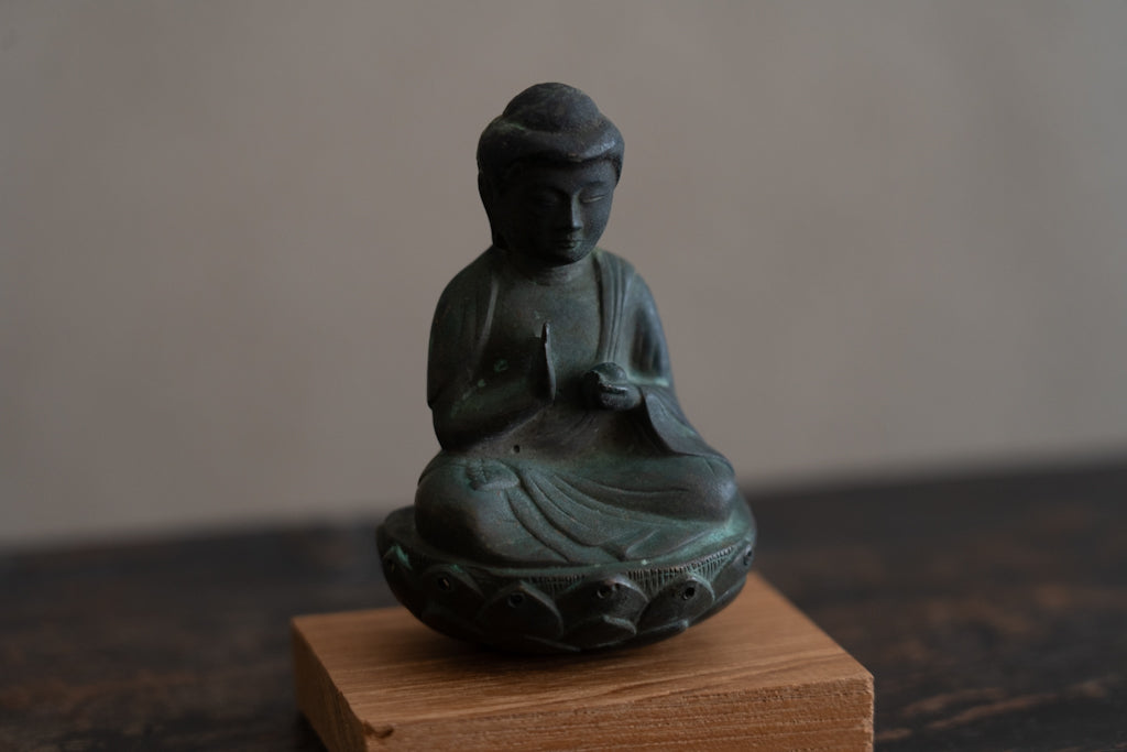 Gilt-bronze Statue of the Medicine Buddha (Originally  hanging Buddha)