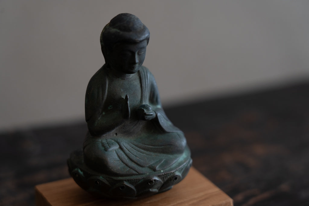 Gilt-bronze Statue of the Medicine Buddha (Originally  hanging Buddha)