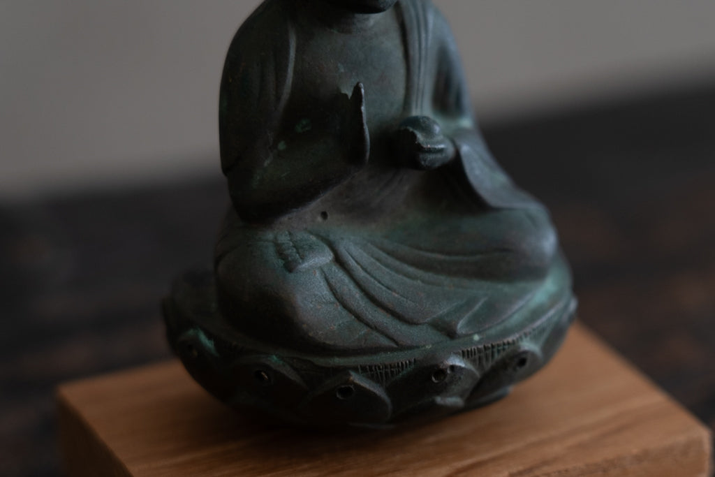 Gilt-bronze Statue of the Medicine Buddha (Originally  hanging Buddha)