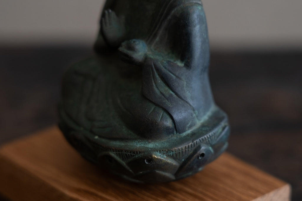 Gilt-bronze Statue of the Medicine Buddha (Originally  hanging Buddha)