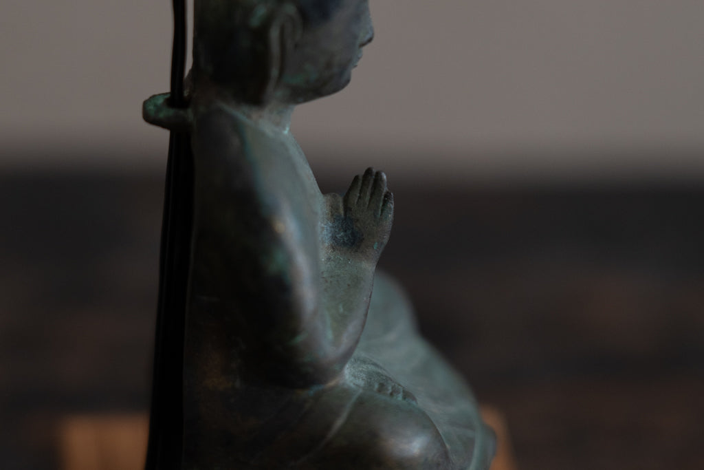 Gilt-bronze Statue of the Medicine Buddha (Originally  hanging Buddha)