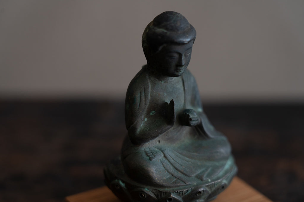 Gilt-bronze Statue of the Medicine Buddha (Originally  hanging Buddha)