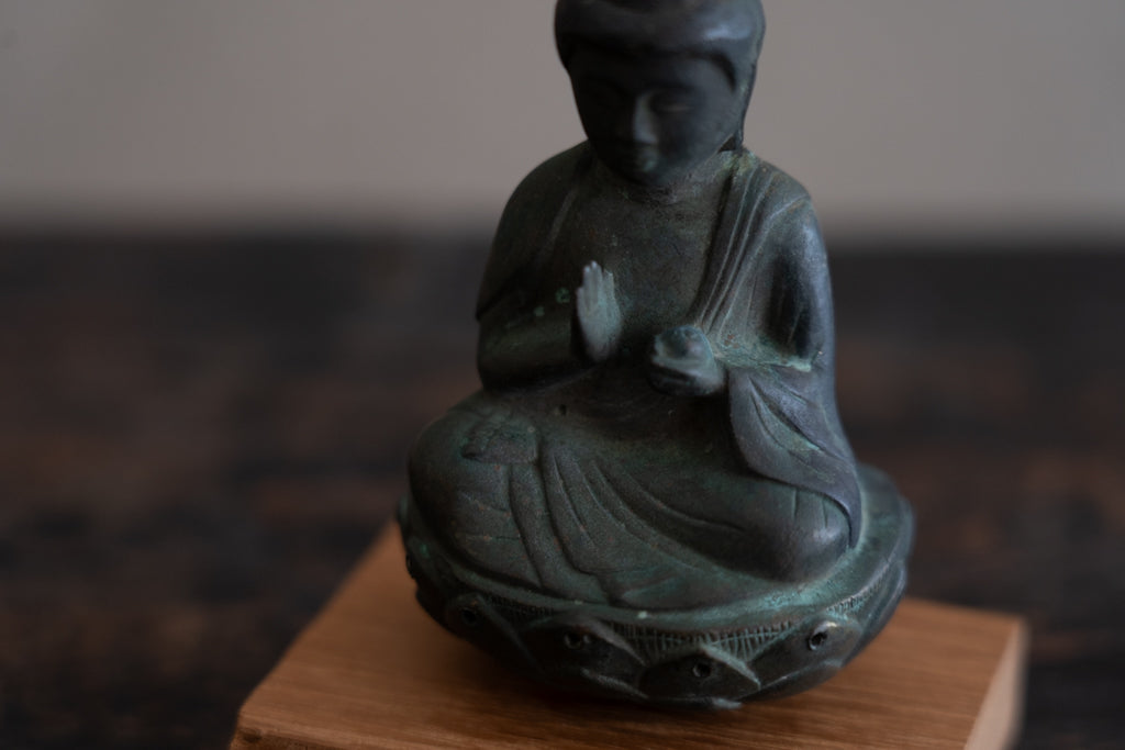 Gilt-bronze Statue of the Medicine Buddha (Originally  hanging Buddha)