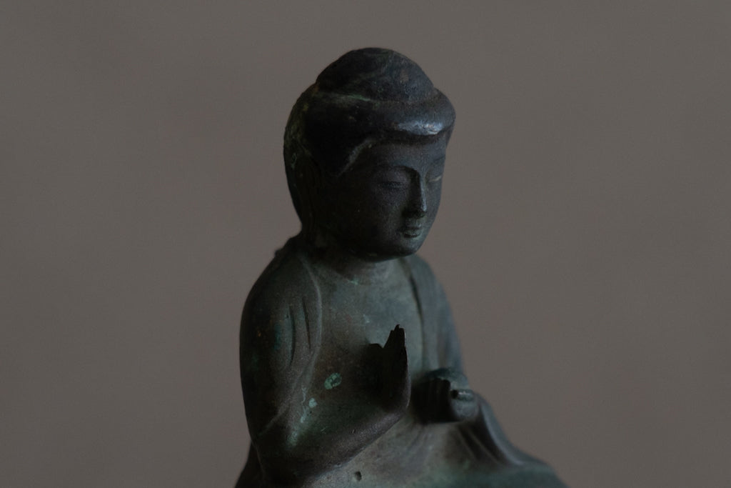 Gilt-bronze Statue of the Medicine Buddha (Originally  hanging Buddha)