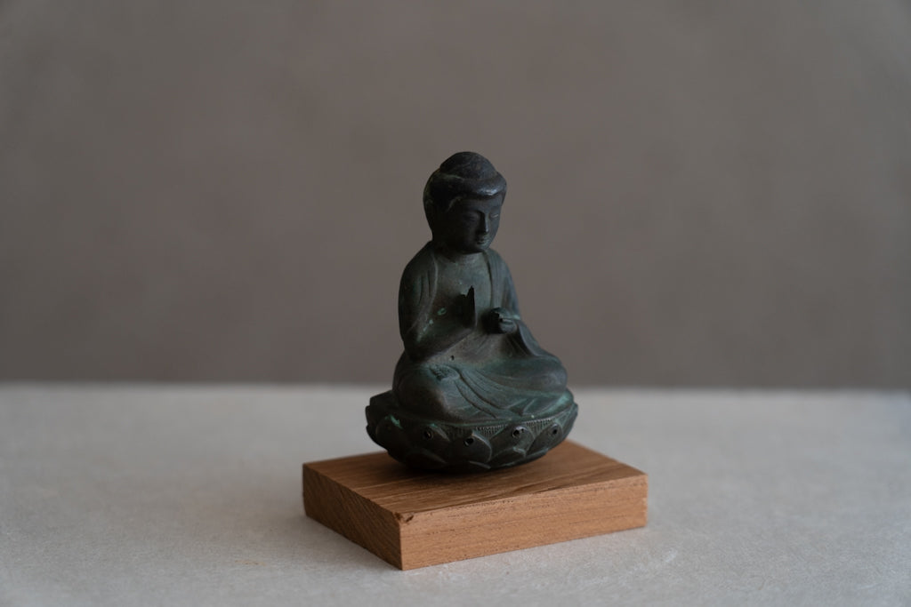 Gilt-bronze Statue of the Medicine Buddha (Originally  hanging Buddha)