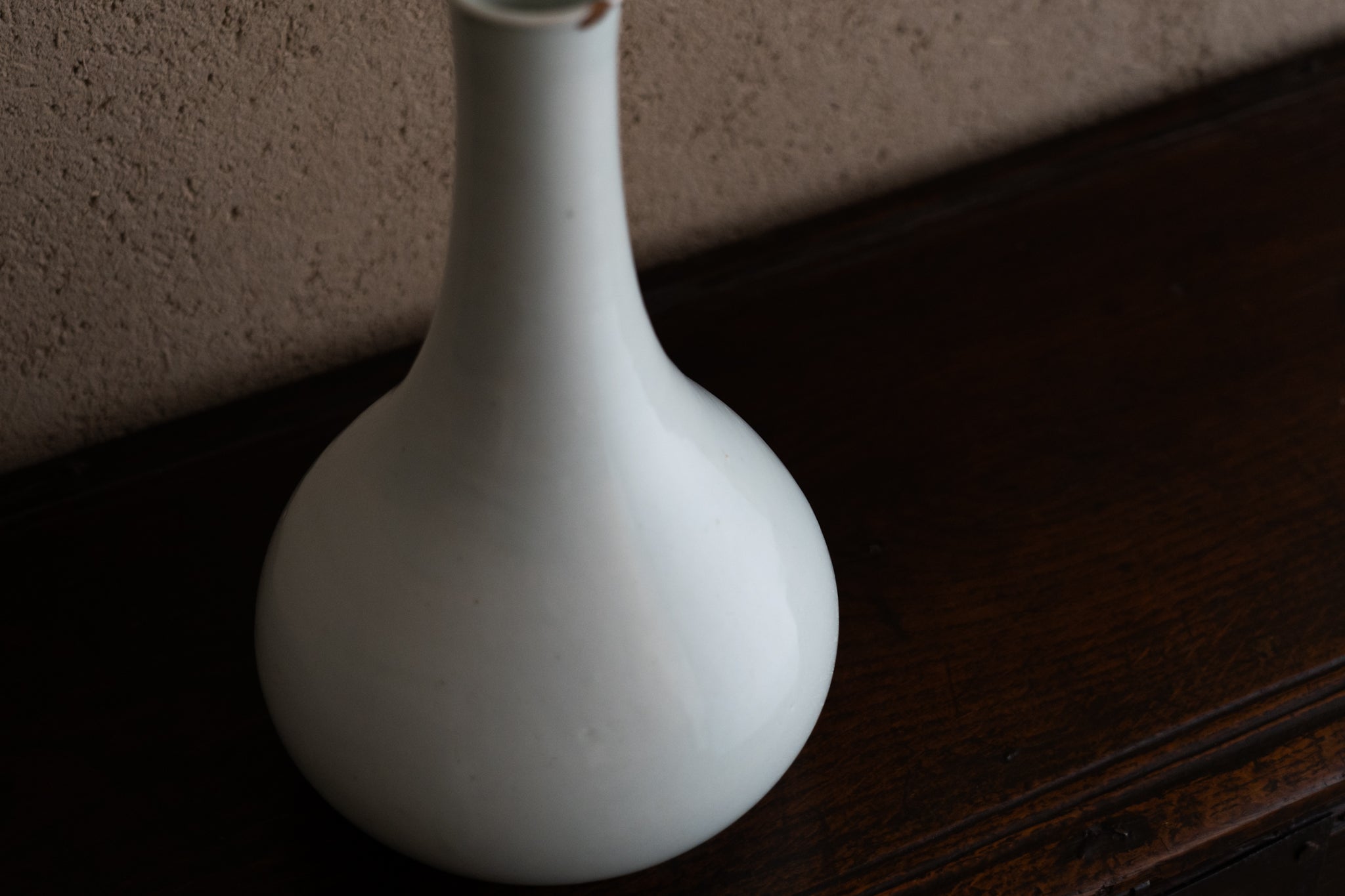 李朝 白磁鶴首花生 李朝 青花葡萄文白磁大壺 高さ52cm 韓国 美術 朝鮮 希少 花生 花瓶