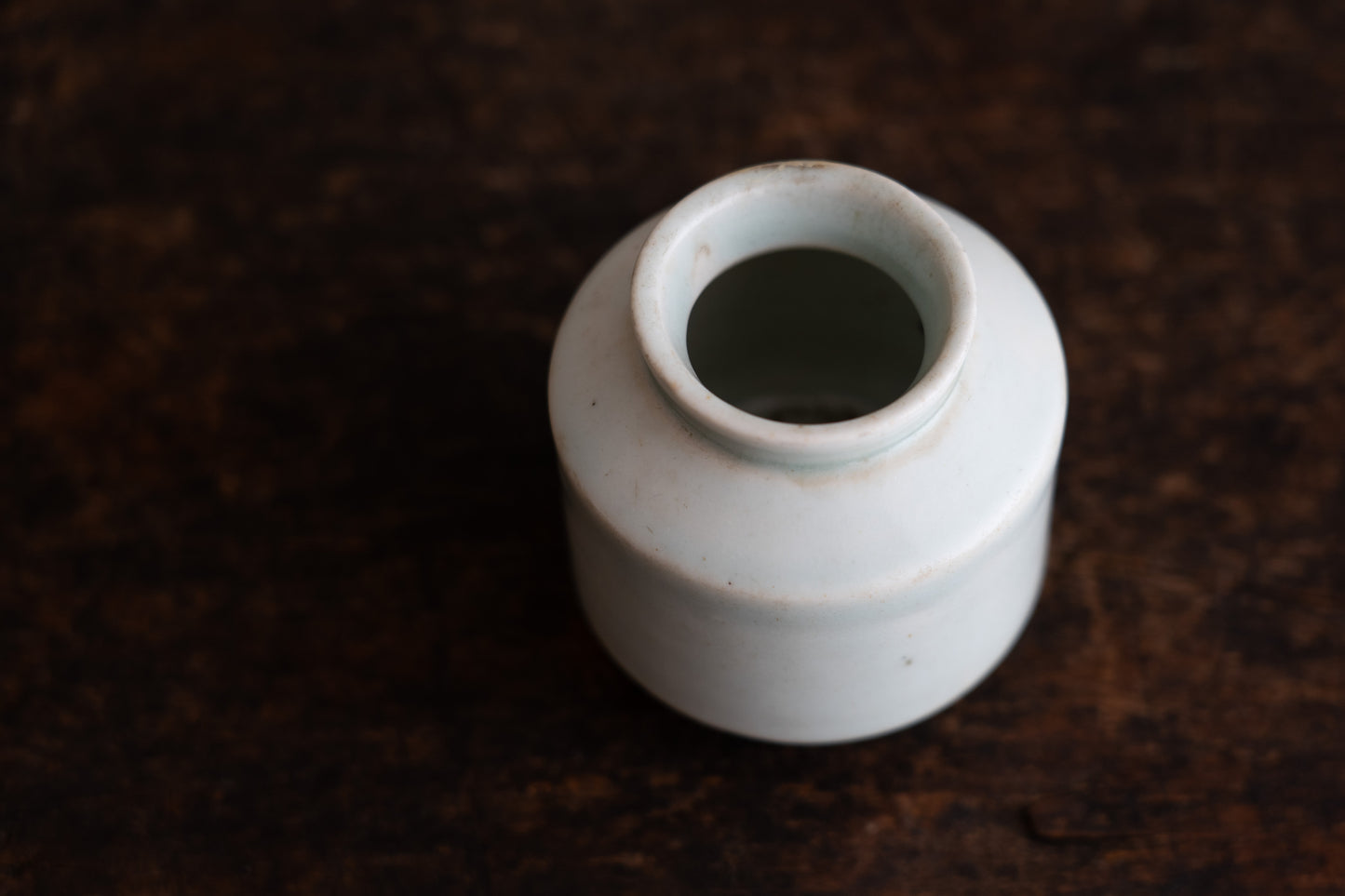 Cylindrical jar, White porcelain