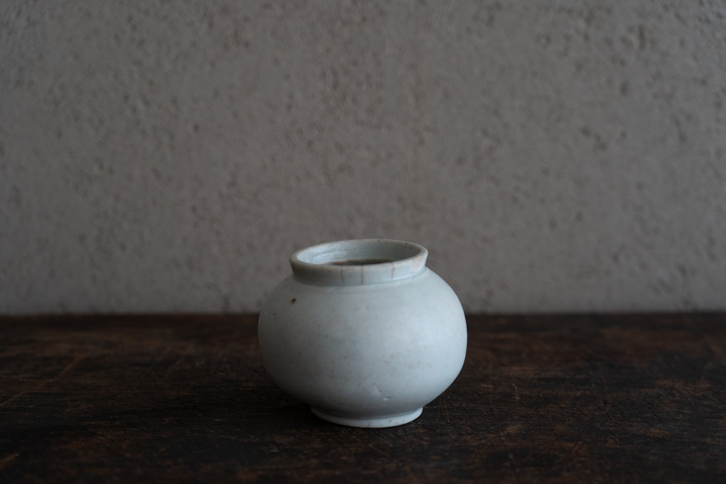 White porcelain jar